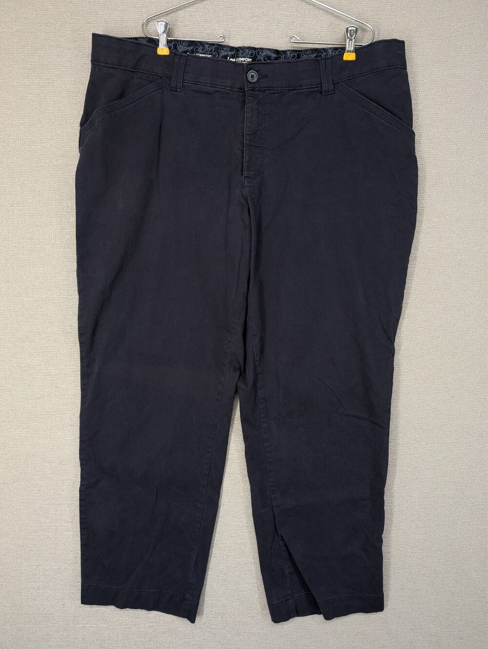Lee Comfort Stretch Waistband Pants Size 22W Medium Blue -0826i86